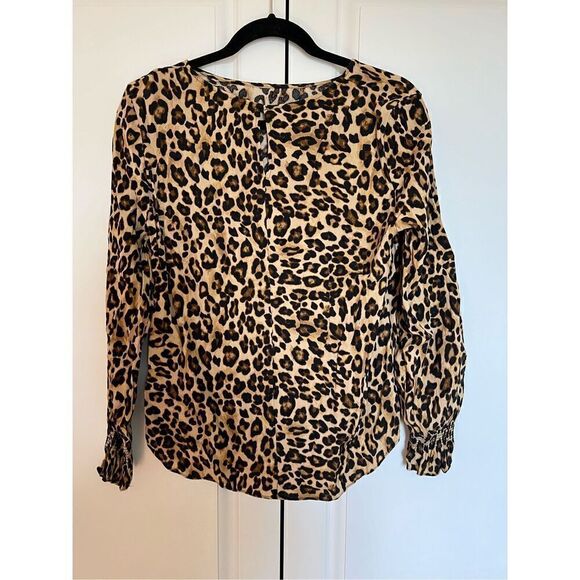 H&M Cheetah Print Blouse - Picture 2 of 7